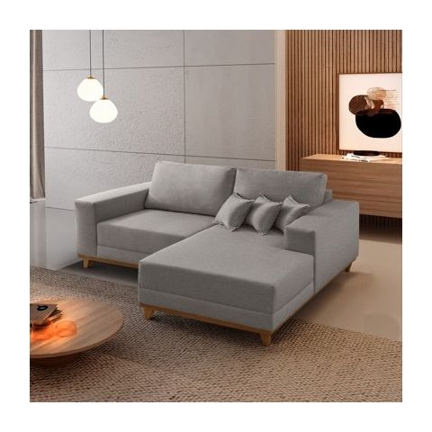 Sofá Cronos 185cm Chaise Lado Direito Meu Sofá Online