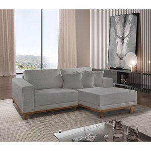 Sofá Cronos 185cm Chaise Lado Direito Meu Sofá Online