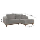Ver imagem 6 de Sofá Cronos 185cm Chaise Lado Direito Meu Sofá Online
