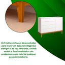 Ver imagem 6 de Comoda Sapateira Elfe Classic 1 Porta 4 Gavetas Areia Fosco com Savana - Moveisaqui