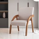 Ver imagem 1 de Poltrona Decorativa Linho Duda Espresso Móveis