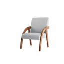 Ver imagem 2 de Poltrona Decorativa Linho Duda Espresso Móveis