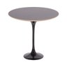 Mesa Saarinen Lateral Fórmica Preta 42cm - Base Preta - 1