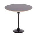 Ver imagem 1 de Mesa Saarinen Lateral Fórmica Preta 42cm - Base Preta