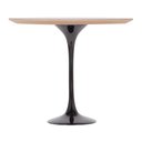 Ver imagem 2 de Mesa Saarinen Lateral Fórmica Preta 42cm - Base Preta