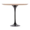 Mesa Saarinen Lateral Fórmica Preta 42cm - Base Preta - 2