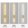 Luminaria Arandela Perfil Slim Fit Led 3 em 1 Luz Indireta Moderno Parede Sala Quarto Recepçao Ambie - 10