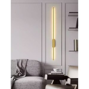 Luminaria Arandela Perfil Slim Fit Led 3 em 1 Luz Indireta Moderno Parede Sala Quarto Recepçao Ambie