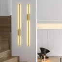 Ver imagem 3 de Luminaria Arandela Perfil Slim Fit Led 3 em 1 Luz Indireta Moderno Parede Sala Quarto Recepçao Ambie