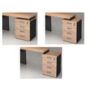 Ver imagem 3 de Mesa em L Web30 1,35 C/ 4 Gavetas + Suporte Cpu Calvi/preto
