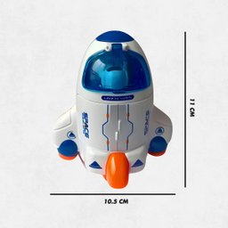 Brinquedo Nave Espacial Estrelar Infantil com Astronauta Cor: Laranja - 8