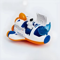 Brinquedo Nave Espacial Estrelar Infantil com Astronauta Cor: Laranja - 2