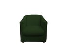 Ver imagem 2 de Kit 2 Poltronas Decorativa Biane Suede Verde Pés Cromado Mz Decor