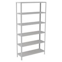 Ver imagem 2 de Estante Aço 6 Prateleiras 200 x 30 cm 25kg com Reforço Cor:Cinza