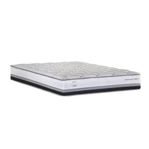 Colchão Molas Ensacadas Floripa Casal 138cm Branco/Preto Herval