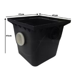 Caixa de Gordura com Cesto de Limpeza 42 Litros 41 X 41 X 41cm - Taf - 3
