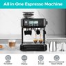 Casabrews Máquina de Espresso 20 Bar com Moedor e Vaporizador (preto) - 2