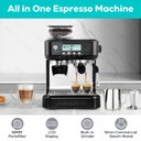 Ver imagem 2 de Casabrews Máquina de Espresso 20 Bar com Moedor e Vaporizador (preto)