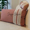 Ver imagem 5 de Almofada Atelier Renda Retangular Rosé 50x30