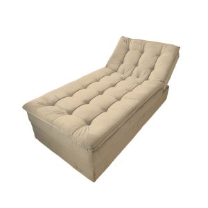 Chaise Sofá Cama Patricia 1 Lugar Elegante e Confortável