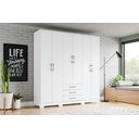 Ver mais imagens de Guarda Roupa Solteiro 6 Portas 3 Gavetas Caju Branco