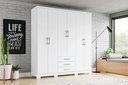 Ver mais imagens de Guarda Roupa Solteiro 6 Portas 3 Gavetas Caju Branco