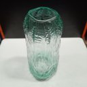 Ver imagem 2 de Vaso Decorativo Cachepô Enfeite 28x12x12cm Vidro Verde Nh