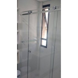 Box Light para Banheiro 1,90x1,40m 8mm Cromado Woodglass Light cromado - 6