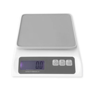Balança Digital de Cozinha de 6kg com Bateria Recarregável