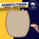 Ver imagem 1 de Assento Tampa Vaso Sanitário Thema Incepa Almofadado Salmon Durín
