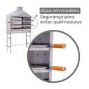 Ver imagem 4 de Churrasqueira de Espetinho com Coifa - Inox Alta Durabilidade e Dupla Grelha