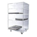 Ver imagem 2 de CARRINHO ACRÍLICO ORGANIZADOR COM 4 GAVETAS MODELO OFFICE 01 Centauri Acrílicos CAR-OFF01