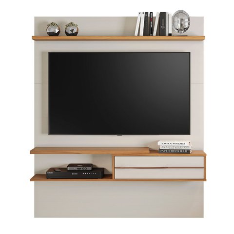 Painel para TV NT 1155 Off White com Freijó - Notável
