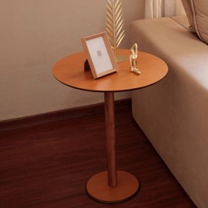Mesa Lateral Monopé Redonda 40cm Mel