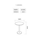 Ver imagem 3 de Mesa Lateral Monopé Redonda 40cm Mel