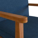 Ver imagem 6 de Poltrona Júlia Nogueira Polyester Azul Marinho - Ease