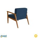 Ver mais imagens de Poltrona Júlia Nogueira Polyester Azul Marinho - Ease