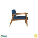 Ver imagem 7 de Poltrona Júlia Nogueira Polyester Azul Marinho - Ease