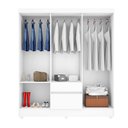 Ver imagem 4 de Jogo de Quarto Roupeiro e Comoda Bremen Branco