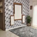 Ver imagem 3 de Kit Mesa Dobrável Retrátil de Parede 140cm com Bancos - Branco/noronha