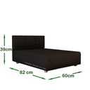 Ver imagem 2 de Cama Box Pet Dog Romeu Cachorro Porte Maior 80 Cor Preto - Comprar Moveis em Casa