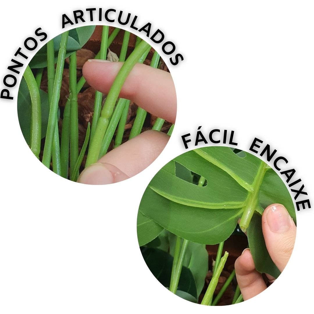 Planta Comigo Ninguém Pode Artificial 70cm Decorativo CORES: Manchada - 6