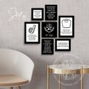 Ver imagem 2 de Quadros Placas mdf 6mm Nutrição cozinha 7 un 29x20 20x15