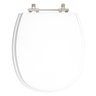 Assento Sanitário Poliéster Aspen Branco para vaso Deca - 1