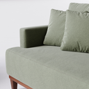 Ver imagem 5 de Sofá 4 Lugares Living Fixo Doha 2,70m em Linho:verde Claro