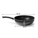 Ver imagem 3 de Panela Indução Wok Ceramic+ Nº 28 4,3L Revestimento Cerâmico