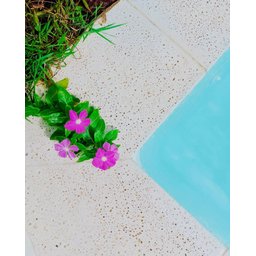 Kit 50 pçs Borda Atérmica Para Piscina 50x25x1,5cm Malibu Branca - Areia de Quartzo Ind. Cimentícia - 5