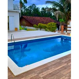Kit 50 pçs Borda Atérmica Para Piscina 50x25x1,5cm Malibu Branca - Areia de Quartzo Ind. Cimentícia - 9