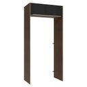Ver imagem 1 de Porta-geladeira 103 Cm 1 Porta Basculante Rustic/preto Lux Madesa