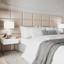 Ver imagem 5 de Kit 6 Módulos de Cabeceira Estofada Cama Box Casal Queen Modulada 1,80mx40cm